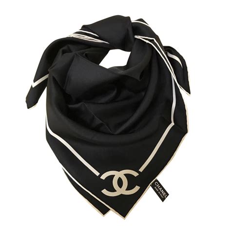 chanel black shawl|chanel silk scarf price.